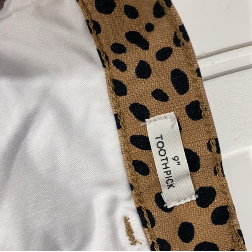 J.Crew‎ 9" High-Rise Toothpick Skinny Jeans in Leopard Dot Animal Print Size 29 - Picture 6 of 8